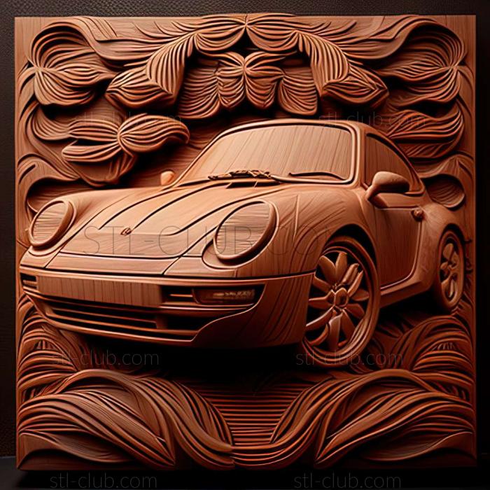 3D модель Porsche 964 (STL)